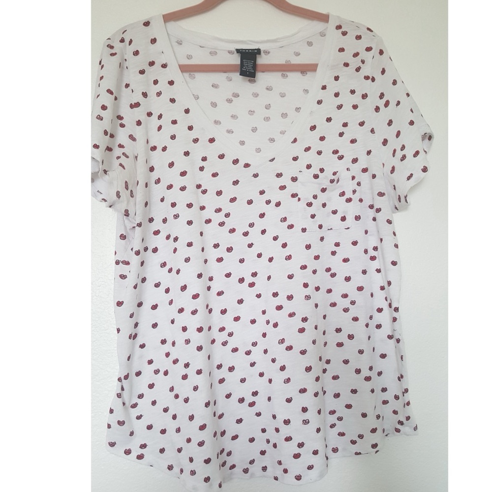 Torrid Lips Tee Size 1